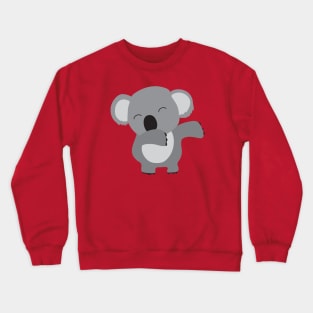 Dabbing Koala Crewneck Sweatshirt